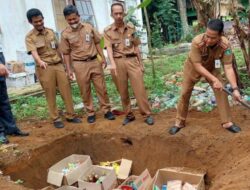 DKUMP2 Tanah Bumbu Musnahkan Barang Sitaan