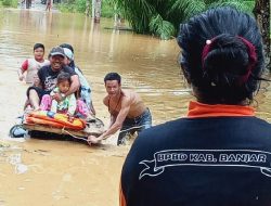 BPBD Kabupaten Banjar Pantau dan Laporkan Kenaikan Debit Air