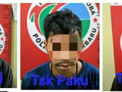 Tiga Sekawan Nyabu Ditangkap dan di Sel Bareng
