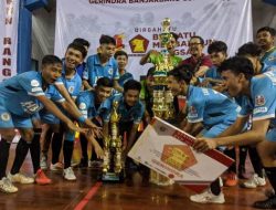 Turnamen Futsal Gerindra Banjarbaru, SMAN 2 Banjarmasin Jadi Juara