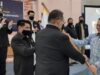 Suasana Pelantikan Pengurus Pusat JMSI oleh Ketua MPR RI di hall Dewan Pers di Jakarta