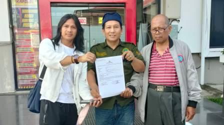 Lekem Kalsel, Aspihani Ideris adukan Edy Mulyadi ke Polda Kalsel.