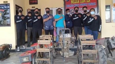 Tiga Pencuri Spesialis Alsintan Digelandang Anggota Salimbada Polres HST