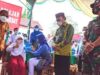 Pelaksanaan vaksin anak usia 6-11 tahun di SDN 2 Tanjung. (foto : arif)