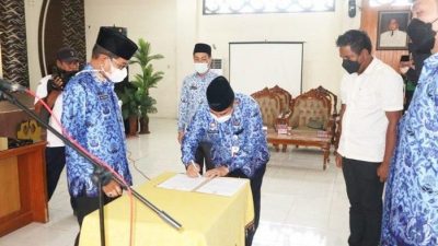 Lantik 140 Pegawai Baru, Sekda Kotabaru Minta Sumpah dan Janji PNS Dipatuhi