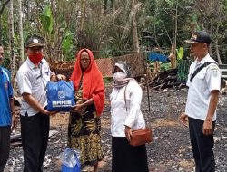 Bantuan Sembako Korban Musibah Kebakaran di Mataraman
