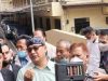 Edy Mulyadi ketika diwawancarai sejumlah wartawan.
