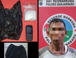 Warga Cempaka Ini Masuk Sel Akibat Bawa 80 Gram Sabu