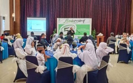 Suasana di acara Anniversary ke 5 Tahun Koran Banjar. 