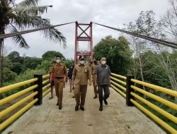 Bupati Tabalong Resmikan Jembatan Gantung Desa Kapar
