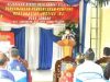 Bupati saat memberikan sambutan acara pembentukan Kampung Restorative Justice, Rabu (2/3/2022 ) siang.