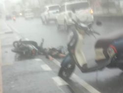 Kecelakaan Nahas Depan Mal Ternama Banjarbaru, Seorang Pengendara Tewas Tertabrak Truk