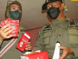 Satpol PP Kota Banjarbaru Temukan Alat Kontrasepsi di Eks Lokalisasi Pembatuan