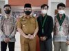 Pengurus Himpunan Mahasiswa Islam (HMI) Cabang Kandangan melakukan audiensi ke Bupati Hulu Sungai Selatan, H Achmad Fikry, Selasa (8/3/2022) di ruang kerjanya.