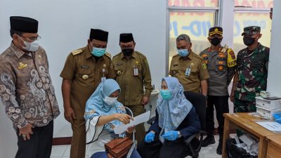 Bupati Tabalong Paparkan Capaian Vaksinasi Dihadapan Gubernur Kalimantan Selatan