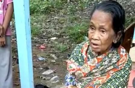Nenek Siti Maimunah sempat dikabarkan hilang. 
