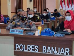 Rapat Lintas Sektoral Persiapan Pengamanan Idulfitri Diikuti Kabupaten Banjar