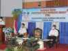 Bupati Hulu Sungai Selatan H. Achmad Fikry ketika membuka Bimbingan Teknis Pendaftaran Tanah Sistematis Lengkap (PTSL) di Aula Kecamatan Kandangan, Rabu (6/4/2022) siang.