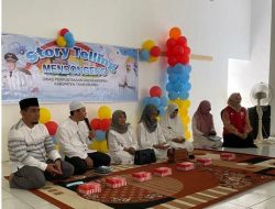 Dispersip Kabupaten Tanah Bumbu Storytelling di Aula SMPN 1 Mantewe