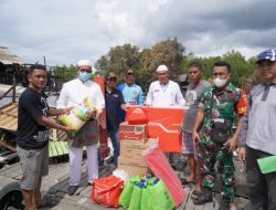 Bantuan Disalurkan Untuk Korban Musibah Kebakaran di Desa Sejahtera
