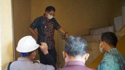 Pastikan Kualitas Pekerjaan Islamic Center, Wabup Turun ke Lapangan   