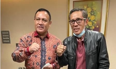 Dewan Pembina JMSI Pusat saat bersama Ketua KPK RI, Firli Bahuri. (Foto: istimewa/JMSI)