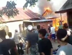 Lupa Mematikan Kompor, Empat Bangunan di HST Dilahap Jago Merah