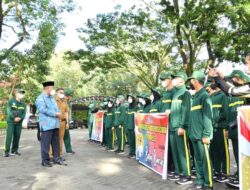 Lepas Kontingen POPDA, Bupati: Tetap Patuhi Prokes dan Junjung Nama Baik Daerah.