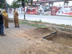 Walikota Banjarbaru Tinjau Progres Pembangunan JPO
