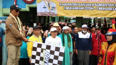 Gubernur Kalsel Melepas Peserta Jalan Sehat di Ponpes Hidayatullah Martapura