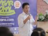 Pemimpin Redaksi Suara.com, Suwarjono, saat berbicara di salah satu sesi Kelas UMKM di Bandung, Kamis, 11 Agustus 2022, dalam rangkaian program "Pasar Lokal Suara UMKM" yang resmi diluncurkan pada Senin (15/8/2022) secara virtual oleh Menteri Koperasi & UKM Teten Masduki. [Suara.com]
