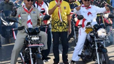 Ketua DPRD Kalsel Hadiri Pelepasan Pawai Motor Kemerdekaan RI ke-77