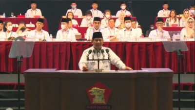 Rapimnas Partai Gerindra, Prabowo Calon Presiden di Pilpres 2024