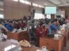 Pergerakan Mahasiswa Islam Indonesia (PMII) Kalimantan Selatan RDP dengan DPRD Kalsel terkait penolakan kenaikan harga BBM di Gedung DPRD Kalsel Banjarmasin. Selasa (13/9/2022). (Sumber Foto : koranbanjar.net)