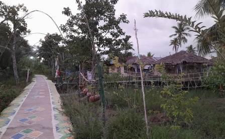 Wisata Alam Kuin Kecil pada hari Minggu (10/9/2022) sama sekali tidak ada pengunjung.(Sumber Foto: koranbanjar.net)