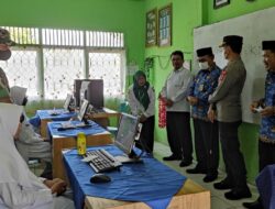 Bupati Tabalong Bersama Forkopimda Monitoring Pelaksanaan ANBK Jenjang SMP