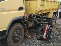 Masuk Kolong Truk, Pengendara Meninggal Dunia di Lokasi