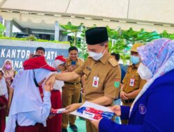 Sekda Tanah Bumbu Motivasi Murid SD Jaga Kebersihan Gigi dan Mulut