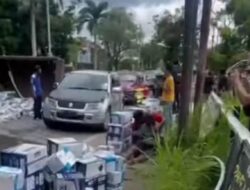 Dari Peristiwa Truk Terbalik, Empat Penumpang Alami Luka Ringan