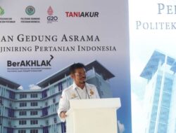 Menteri Pertanian SYL Minta Mahasiswa PEPI Bangun Sektor Pangan Jadi Lebih Kuat