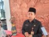 Kepala Kantor Kementerian Agama Wilayah Kalimantan Selatan, Muhammad Tambrin saat wawancara dengan awak media, Rabu (14/9/2022). (foto: koranbanjar.net)