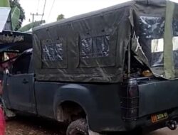 Mobil Kodim 1002/HST Tabrak Poskamling, Tiga Warga Meninggal Dunia