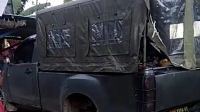 Mobil Kodim 1002/HST Tabrak Poskamling, Tiga Warga Meninggal Dunia
