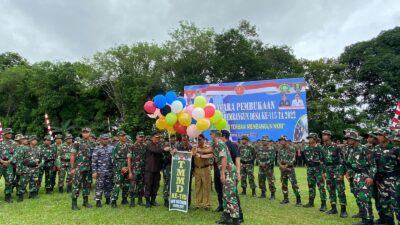 Resmi Dibuka Bupati Tabalong, TMMD ke-115 Bangun Jalan Desa Pemarangan Kanan-Murung Baru
