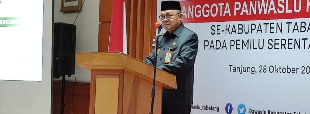 Saksikan Pelantikan Panwaslu Kecamatan, Ini Pesan Bupati Tabalong