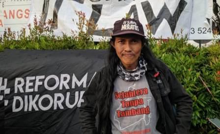 Ketua Walhi Kalimantan Selatan, Kisworo Dwi Cahyono, Selasa (18/10/2022) (foto : koranbanjar.net)