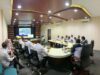 Rapat koordinasi ”Pembangunan Menara Telekomunikasi dan Pemasangan Jaringan Internet Kecamatan” di Comand Center Manis, Rabu (09/11/2022) pagi. (Sumber Foto: Kominfo Kabupaten Banjar/koranbanjar.net)