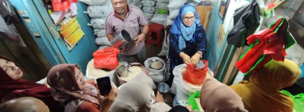 Program Subsidi Beras di Pasar Tanjung, Pedagang: Kami Laris, Masyarakat Senang