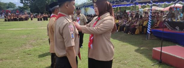 Peringatan ke 61 Hari Pramuka Digelar di Alun alun Ratu Zalecha Martapura