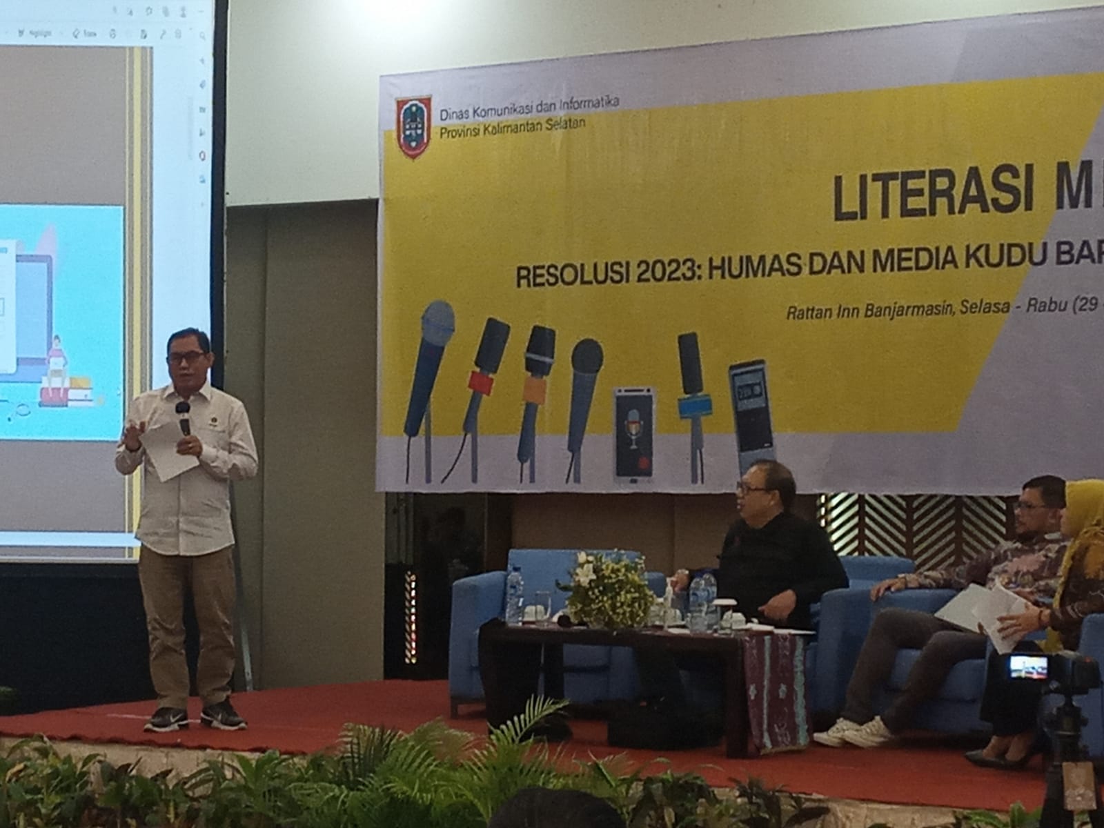Ketua PWI Kalsel, Zainal Helmie. (Foto: Leon/Koranbanjar.net)